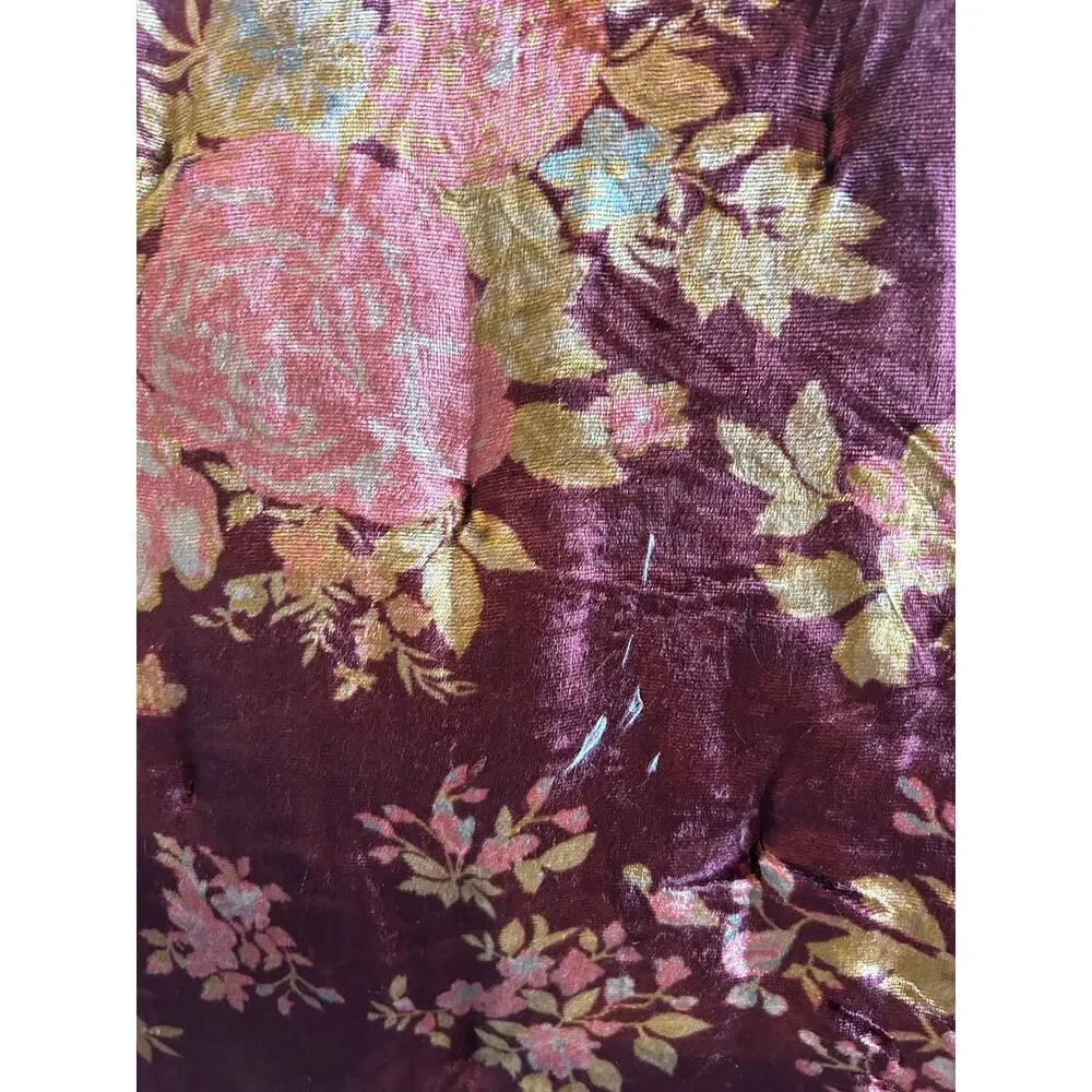Pottery Barn Sabyasachi Mystic Garden Velvet Comforter Sham Set full/queen